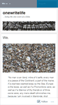 Mobile Screenshot of onewritelife.com